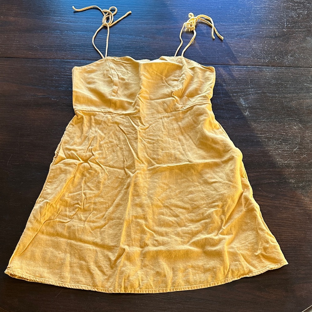 Old Navy Yellow Tie Strap Sundress